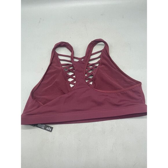 Victoria sport sports bra weaved front polyamide blend purple large READ - Picture 6 of 7